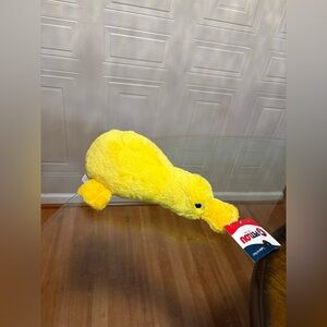 Vibrant Yellow Dog Toy Plush